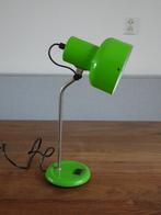Leuk vintage groen bureaulampje lamp, Ophalen of Verzenden, Metaal, Minder dan 50 cm