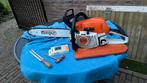 Mooie frisse en sterke Stihl MS 271C kettingzaag als nieuw, Ophalen of Verzenden, Zo goed als nieuw, Benzine
