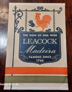 Antiquarische affiche Leacock Madeira (Funchal), Ophalen of Verzenden, Gebruikt, Overige gebieden, Overige typen