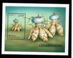 c.afrika 1999 pf blok paddenstoelen mushrooms flora 3, Ophalen of Verzenden, Postfris, Dier of Natuur