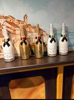 6 Moët & Chandon decoratie flessen - Leeg, Ophalen of Verzenden, Gebruikt
