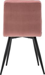 Eetkamerstoelen Set van 4 Bastion - Roos, Huis en Inrichting, Stoelen, Ophalen, Nieuw, Vier, Metaal