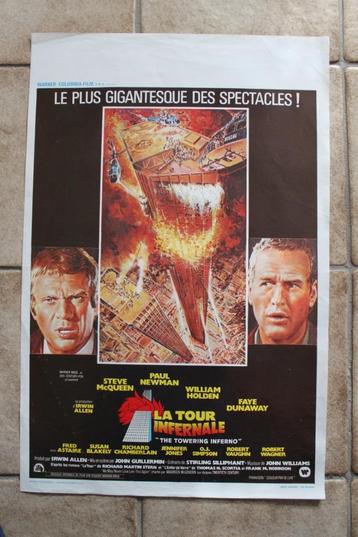 filmaffiche Steve McQueen The Towering Inferno filmposter beschikbaar voor biedingen