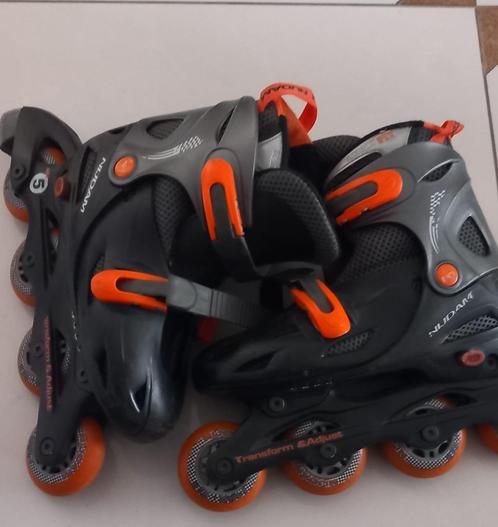 Nijdam Kinder Inline skates (skeelers), maat 34 - 37, Sport en Fitness, Skeelers, Gebruikt, Inline skates 4 wielen, Overige merken