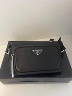 Prada Saffiano Crossbody Leather Bag, Sieraden, Tassen en Uiterlijk, Tassen | Schoudertassen, Ophalen of Verzenden, Nieuw