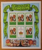 Grenada, Koningin Elizabeth II, Zilveren regeringsjubileum, Verzenden, Postfris, Koningshuis