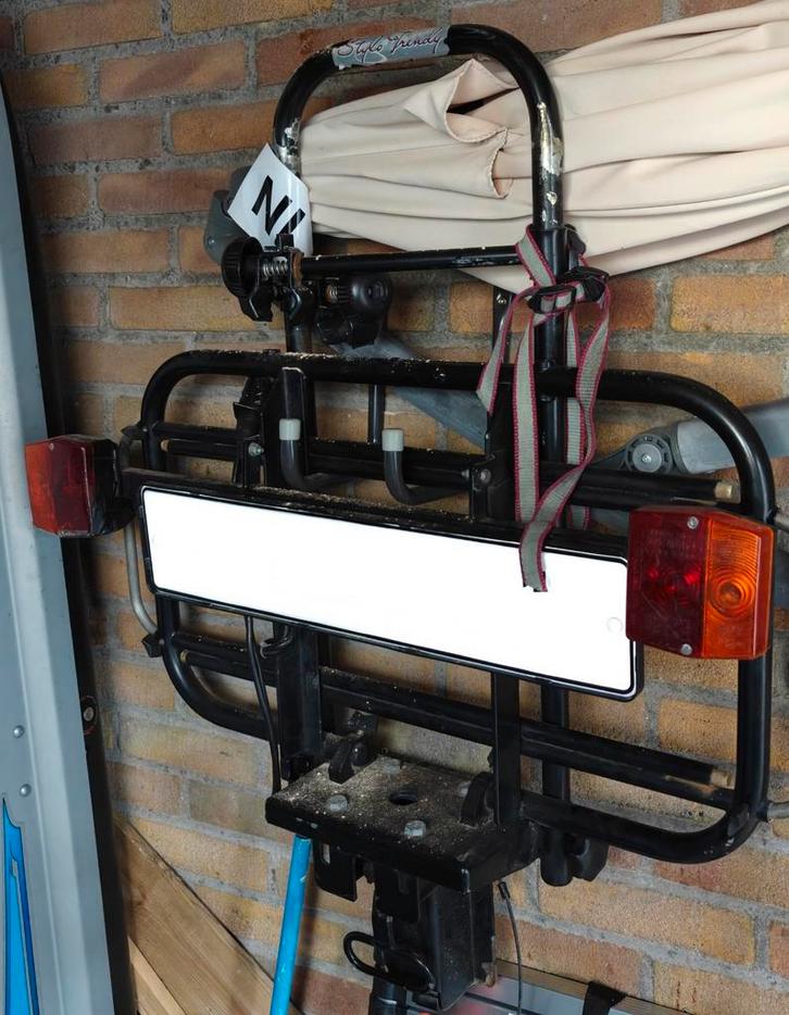 Complete Fietsendrager auto, Auto diversen, Fietsendragers, Gebruikt, Trekhaakdrager, 2 fietsen, Brede banden, Ophalen