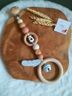 Nieuw, Wagenhanger Veertje/bruintint/hout, Kraamcadeau, Nieuw, Ophalen of Verzenden, Saluty's kinder- en kraamcadeaus