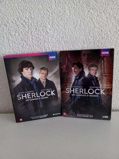 DVD'S van SHERLOCK, Het Complete 2de en 3e Seizoen, Cd's en Dvd's, Dvd's | Tv en Series, Zo goed als nieuw, Actie en Avontuur