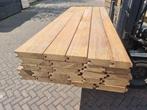 15.21 m2 hardhout vlonderhout / vloerhout 7 cm dik -nr: HP3, Ophalen, Nieuw, Hout