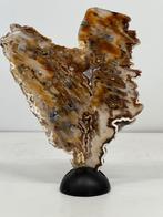 Agaat schijf op voet 20 cm, Verzamelen, Mineralen en Fossielen, Ophalen of Verzenden