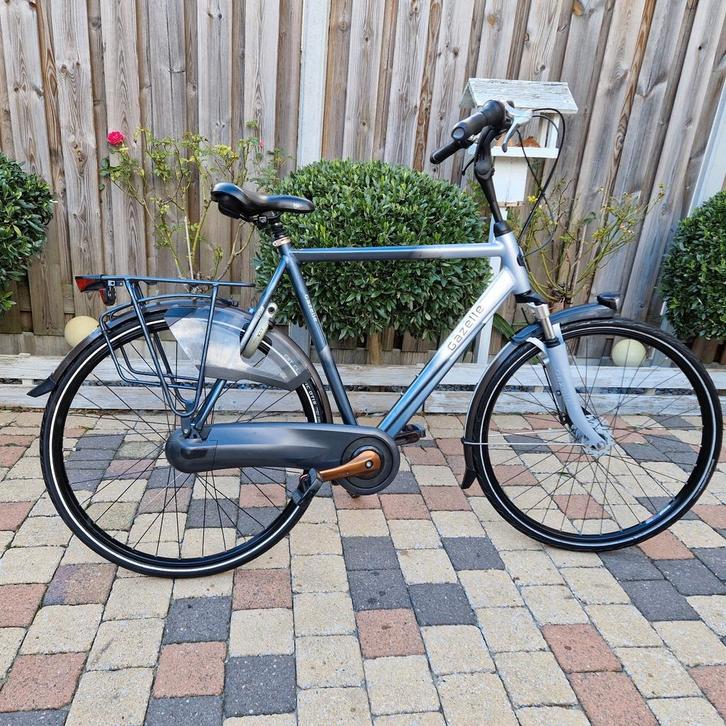 Gazelle Grenoble C7 Herenfiets 61cm, Fietsen en Brommers, Fietsen | Heren | Herenfietsen, Zo goed als nieuw, Gazelle, Versnellingen