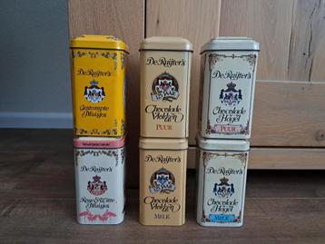 Vintage voorraadblik De Ruijter's diverse soorten, prijs 2st beschikbaar voor biedingen