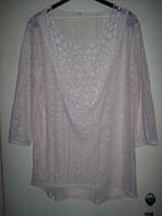 Kanten Boho blouse/shirt beige (L)42/44 Zara, Maat 42/44 (L), Ophalen of Verzenden, Zo goed als nieuw, Lange mouw