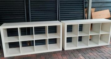 2x ikea kallax  / expedit Vakkenkast  2x4 beschikbaar voor biedingen