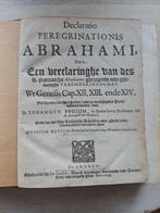Johannes Becius - Declaratio peregrinationis Abrahami - 1642, Antiek en Kunst, Ophalen of Verzenden, Zie beschrijving