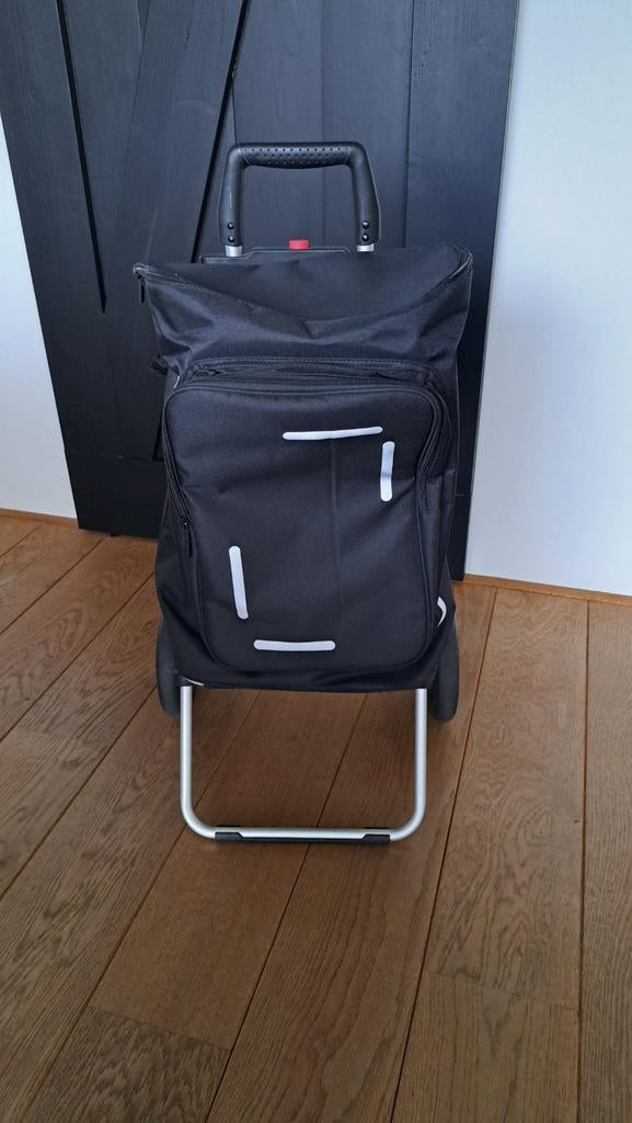 Grote boodschappenkar zwart - in hoogte verstelbaar, Huis en Inrichting, Emmers, Ophalen