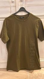 Balmain t-shirt, Kleding | Heren, Nieuw, Groen, Maat 52/54 (L), Balmain