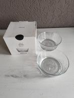 2 Amilio bowls Blomus b, Nieuw, Ophalen of Verzenden, Overige stijlen, Glas