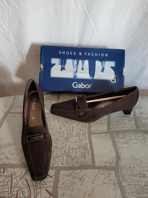 NIEUW instappers. Mt 40 + 40,5 Merk Gabor van 79 voor 50!, Kleding | Dames, Schoenen, Nieuw, Instappers, Bruin, Ophalen of Verzenden
