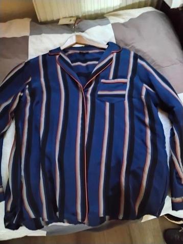 mooie blouse didi mt xl blauw strepen design beschikbaar voor biedingen