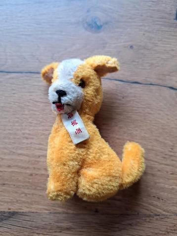 Vintage Geel Wollen Puppy - Made in Japan beschikbaar voor biedingen