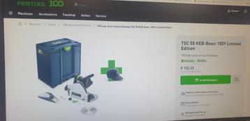 TSC 55 KEB BASIC 578223 Festool beschikbaar voor biedingen