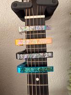 Custom capo met abalone inlay, Muziek en Instrumenten, Ophalen of Verzenden, Nieuw