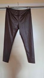 Legging leren burgandy, Kleding | Dames, Ophalen of Verzenden, Zo goed als nieuw, Zwart, Legging