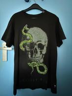 Philipp Plein Skull Snake T-Shirt: Nieuw, 1x Gedragen,Maat L, Kleding | Heren, T-shirts, Ophalen, Maat 52/54 (L), Zwart, Nieuw