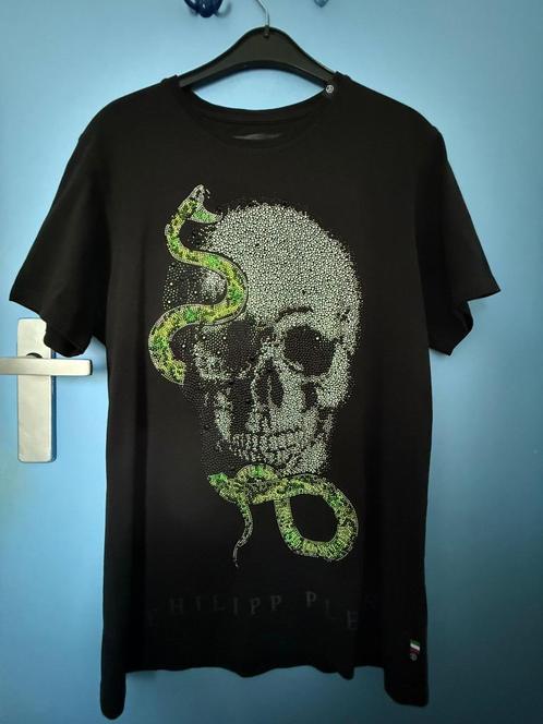Philipp Plein Skull Snake T-Shirt: Nieuw, 1x Gedragen,Maat L, Kleding | Heren, T-shirts, Nieuw, Maat 52/54 (L), Zwart, Ophalen