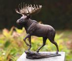 ELAND // BRONZEN BEELD / WILD DIER/ TUINBEELD/ hert, Ophalen of Verzenden, Nieuw, Hert, Beeldje of Figuurtje
