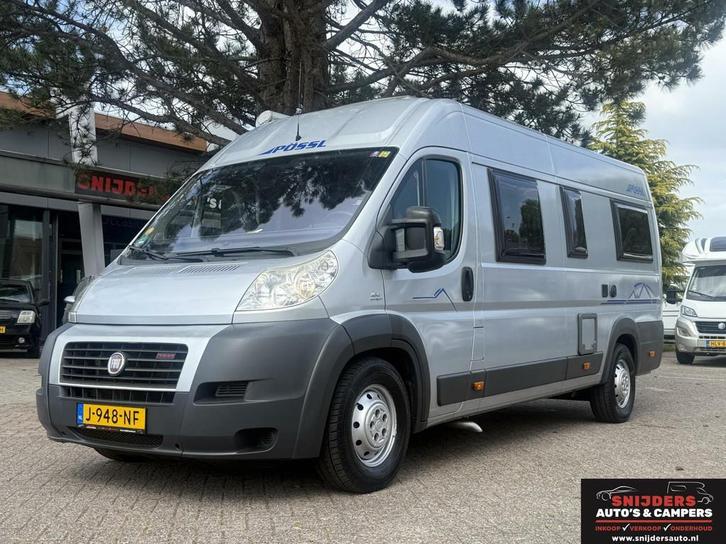Possl roadcruiser 640 automaat lengtebedden 157pk, Caravans en Kamperen, Campers, Bedrijf, tot en met 4, Pössl, Diesel, Automaat