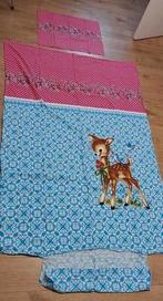 Dekbedovertrek bambi met kussensloop hert, Ophalen of Verzenden, Zo goed als nieuw, Meisje, Dekbedovertrek