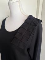 Juffrouw Jansen leuk rekbare Jurk mt 44 L(staat xl in) zwart, Zwart, Maat 42/44 (L), Ophalen of Verzenden, Zo goed als nieuw