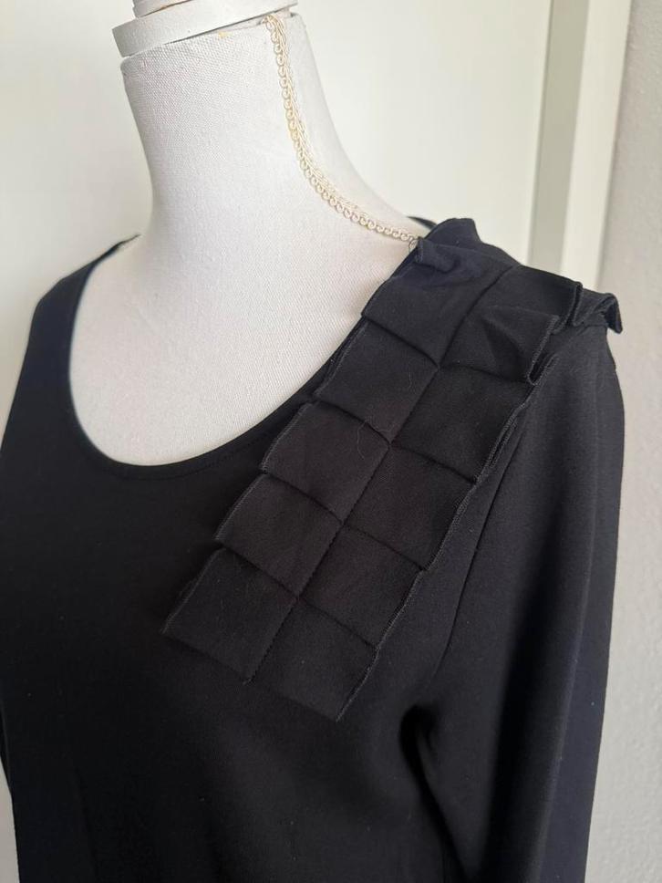 Juffrouw Jansen leuk rekbare Jurk mt 44 L(staat xl in) zwart, Kleding | Dames, Jurken, Zo goed als nieuw, Maat 42/44 (L), Zwart