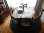Eethoek met 4 stoelen (Antiek), Ophalen, Gebruikt, 4 tot 6 stoelen