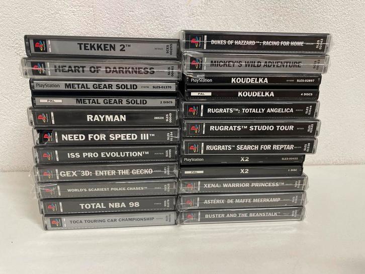 PlayStation 1 Games - Collectie, Spelcomputers en Games, Games | Sony PlayStation 1, Zo goed als nieuw, Overige genres, 1 speler