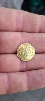 Gouden Solidus, Contantinus romeinse munt bodemvondst, Postzegels en Munten, Ophalen of Verzenden, Overige landen, Losse munt