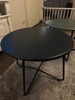Stijlvolle salontafel set - Goossens, Huis en Inrichting, Tafels | Eettafels, Rond, Tot twee personen, Zo goed als nieuw, Metaal