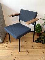 2x leuke SPECTRUM Martin Visser eetkamerstoel blauw, Huis en Inrichting, Stoelen, Ophalen, Twee, Zo goed als nieuw, Metaal