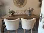 Landelijk sobere stoere stijl bank en twee stoelen, Ophalen, Twee, Zo goed als nieuw, Stof