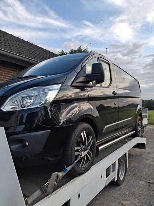 Ford Transit Custom 2016 - Marge Auto, Auto diversen, Schadeauto's, Ford, Handgeschakeld, Diesel, Overige carrosserieën, Zwart