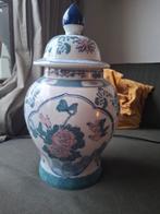 Schitterende Chinese vaas met bloemen elementen, Ophalen of Verzenden