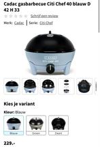 Cadac Citi Chef 40 - Blauw - Nieuw, Tuin en Terras, Gasbarbecues, Ophalen of Verzenden, Nieuw