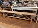**SALE** handgemaakt houten smalle bank 200 cm, Ophalen, Overige maten, Minder dan 75 cm, Zo goed als nieuw
