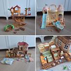 Veel sylvanian family , huis, crèche, boomhut, Ophalen, Poppenhuis, Zo goed als nieuw, Sylvanian family