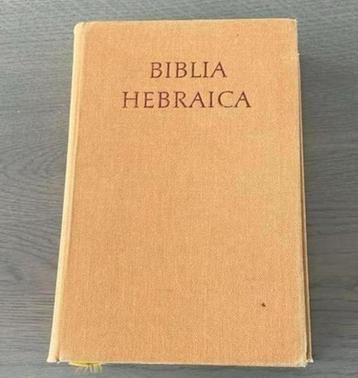 Biblia Hebraica, edited Rudolf Kittel beschikbaar voor biedingen