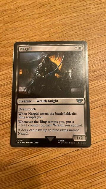 Mtg lotr nazgul beschikbaar voor biedingen