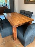 Eettafel zware kwaliteit, Ophalen, Gebruikt, 50 tot 100 cm, Vijf personen of meer